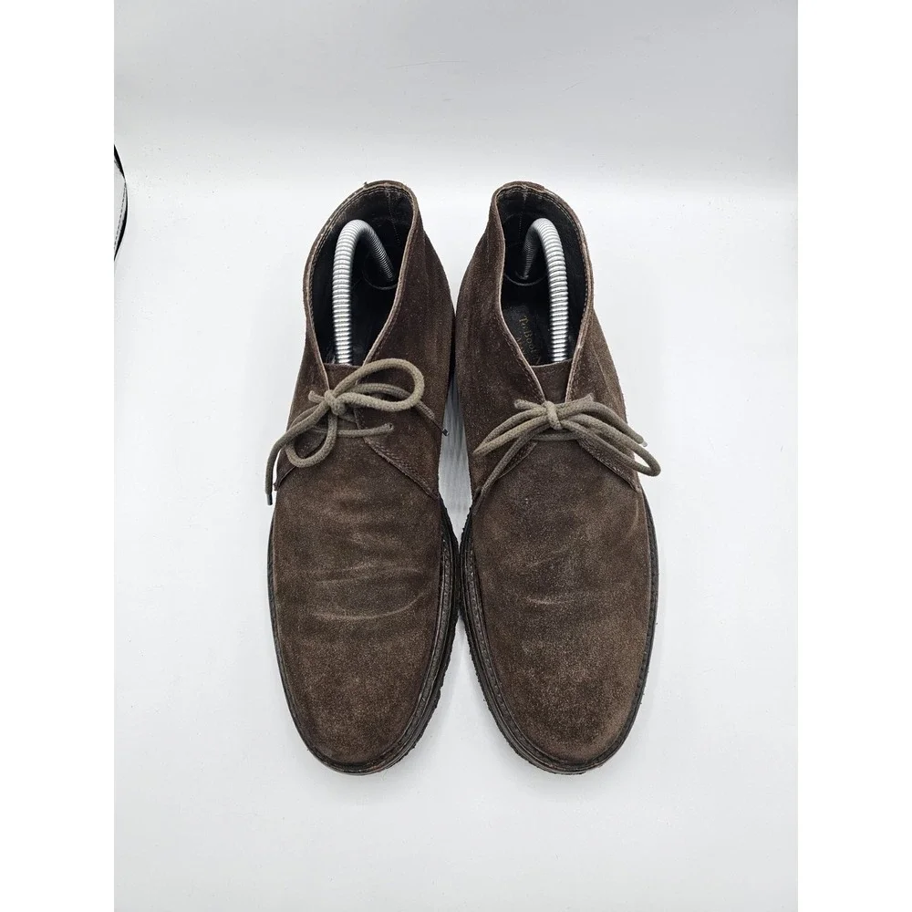 To Boot New York Chukka‎ Boots Mens 8 Brown Suede Italian Designer Lace Up